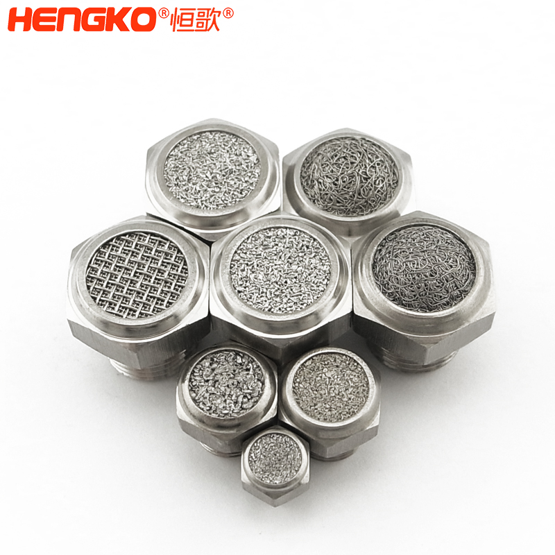 廠家直銷316不銹鋼燒結消聲器耐高溫降噪,粉末燒結氣動元件可按需定制 Featured Image