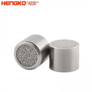 廠家定制0.2-90微米多孔金屬氣體傳感器防爆外殼，隔火焰耐腐蝕316L不銹鋼防爆片