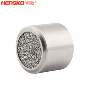 廠家定制0.2-90微米多孔金屬氣體傳感器防爆外殼，隔火焰耐腐蝕316L不銹鋼防爆片
