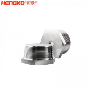 恒歌不銹鋼絲網濾芯燒結網消聲器消音器耐熱排氣均勻，應用于排風管消音